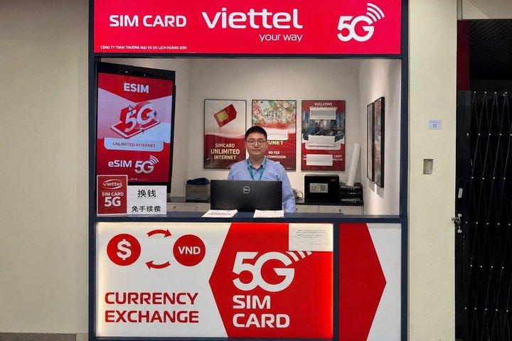 Vietnam SIM e eSIM por Viettel SGN Pickup ou Entrega Online