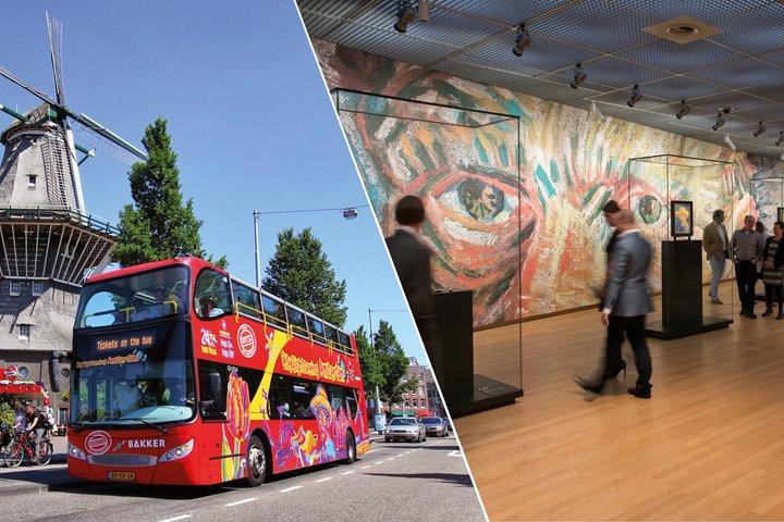 Amsterdam Combo Van Gogh Museum Plus Tour in autobus Hop on Hop di 24 ore