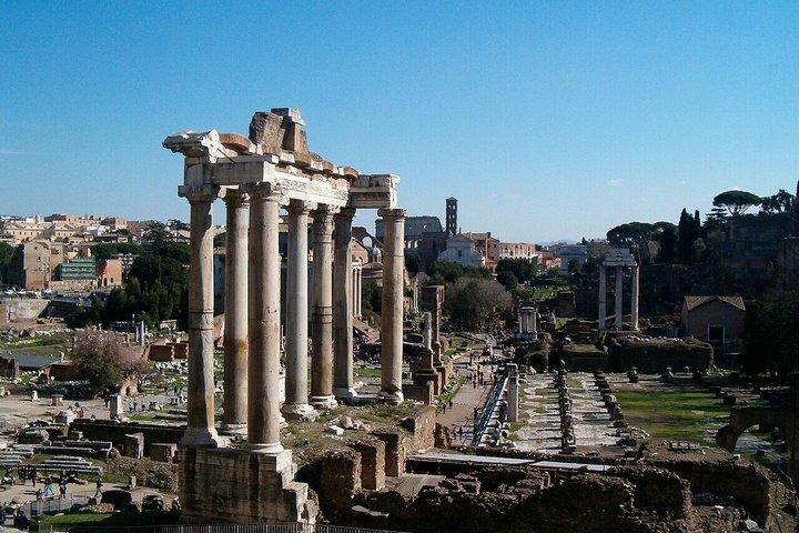Toegang tot Colosseum met Arena Floor, Forum Palatine & Audioguide