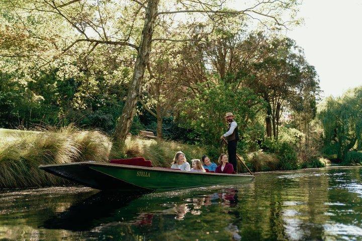 Punting on the Avon Antigua Boatsheds