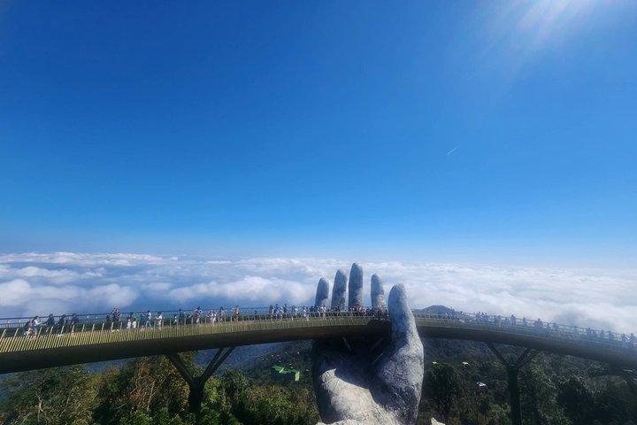 CHAN MAYまたはTIEN SA港からGOLDEN BRIDGE&BA NA HILLへのショアエクスカーション