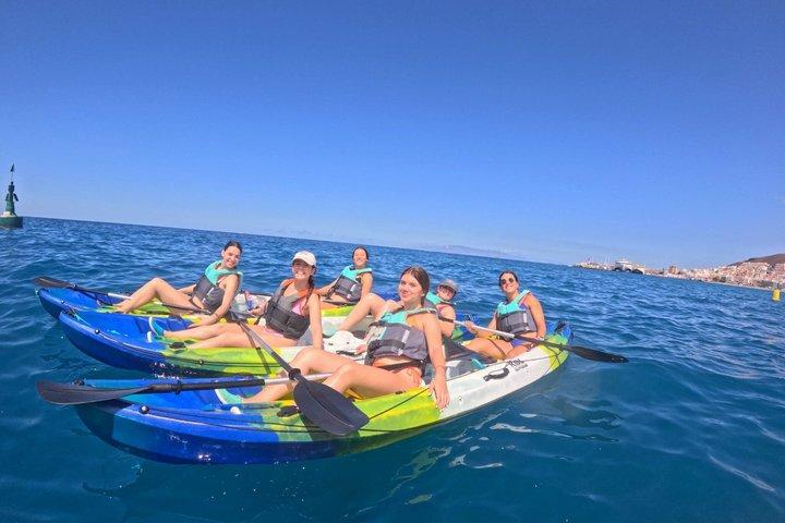 Excursion en kayak dans la baie de Los Cristianos