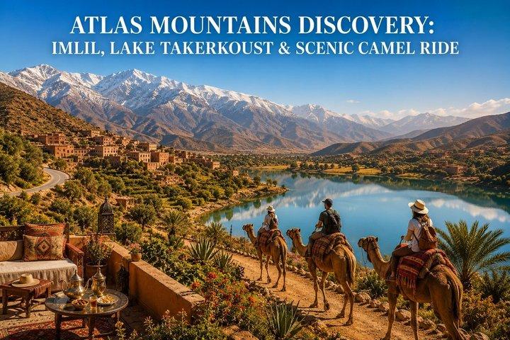 Atlas eventyr på én dag: Imlil, Lake Takerkoust & Camel Ride