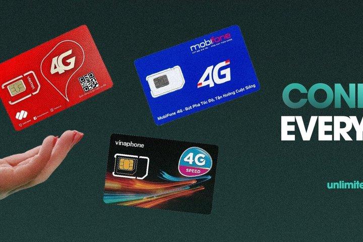 Vietnam SIM e eSIM por Viettel SGN Pickup ou Entrega Online