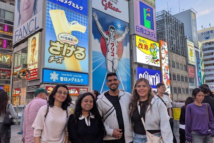 Heldags Nara E-cykeltur och Osaka History Food Tour