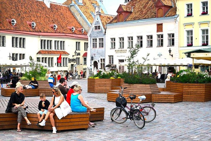 Tallinn Gamla Stan Vandringstur Medeltida till Digital Estland