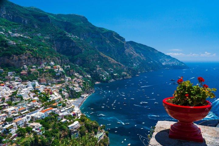 Fra Rom dagstur til Amalfi, Positano, Ravello og Seaside Lunch