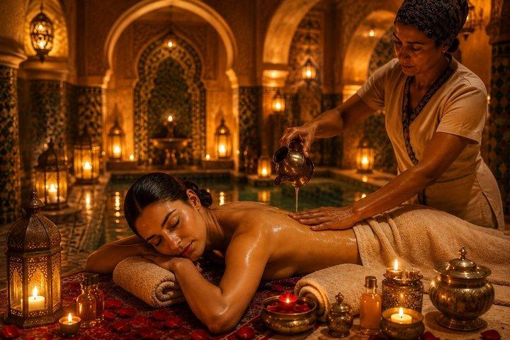Marrakech Massagem Hammam Tradicional Experiência com Transferências