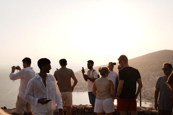 Excursion à Blue Eye et au château de Lekursi au départ de Saranda (option coucher de soleil)