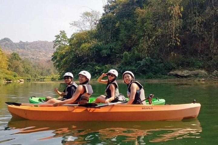 9 km Kwai Noi River Kayaking Tour em Kanchanaburi