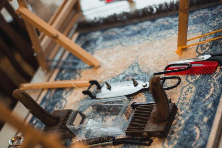 Atelier turc de tissage de tapis (Halı Kilim Dokuma Atölyesi)