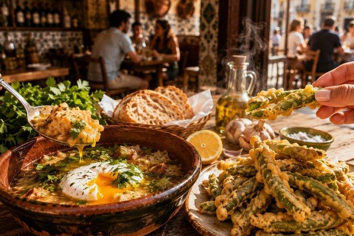 100% vegetarisk madtur i Lissabon i Baixa (fuld måltid)