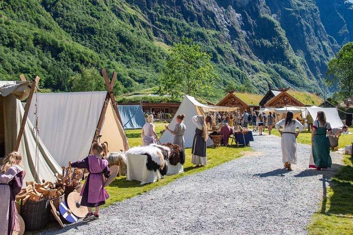 Bergen : Vikingdorp & UNESCO NærøyFjord Cruise naar Flåm