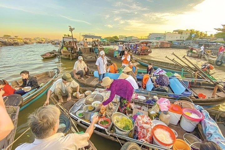 Visite du Delta du Mékong et du marché flottant de Cai Rang