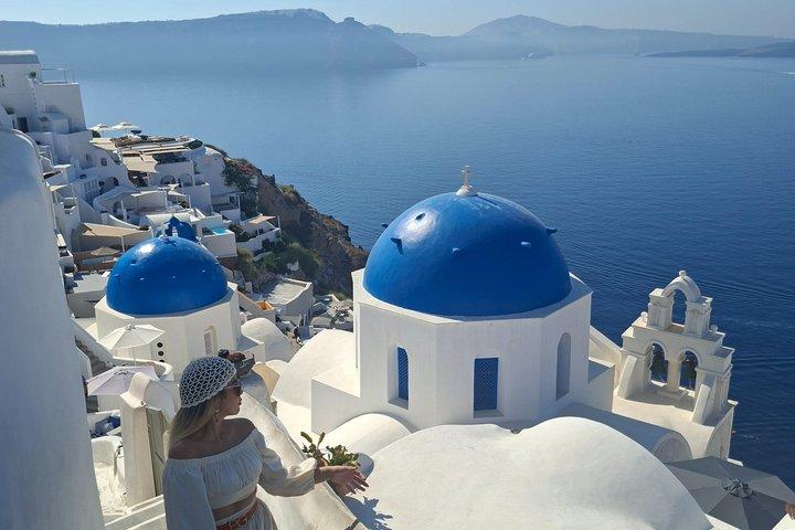Tour privato di Santorini 3 - 4 - 5 - 6 - 9 ore - Degustazione di vini Facoltativa
