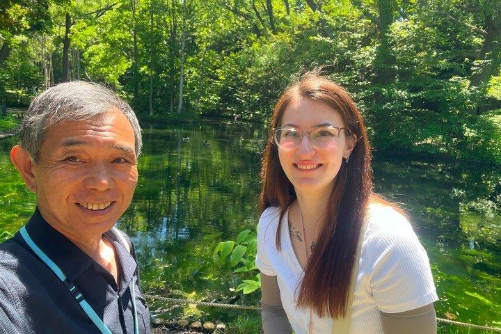 Tour guidato del santuario di Hokkaido e dolci locali