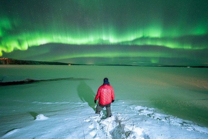 Rovaniemi chasse aux aurores boréales avec un photographe professionnel