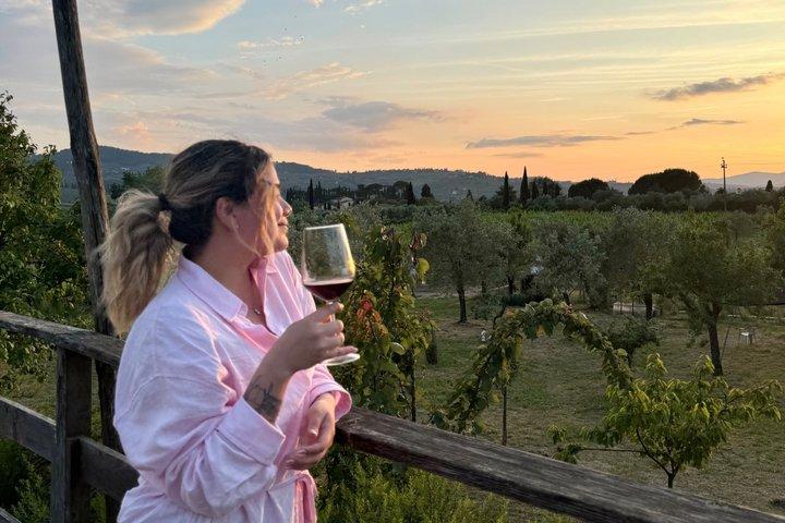 Tour self-drive della Fiat 500 d'epoca da Firenze: Sunset Drive e aperitivo