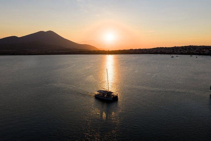 Croisière au coucher du soleil : Baies de Paroikia et Antiparos