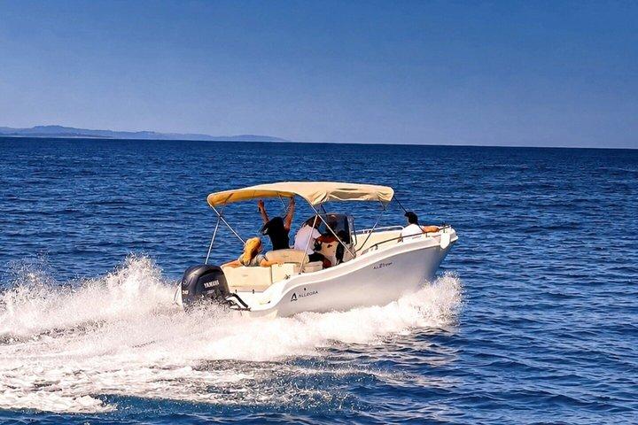 Tour privado en lancha rápida Saranda a la bahía de Krorez