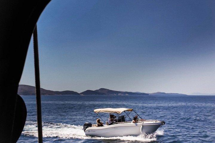 Tour privado en lancha rápida Saranda a la bahía de Krorez