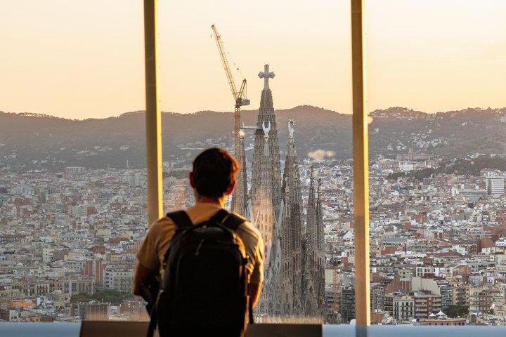 Entrance to the Mirador Torre Glories Barcelona