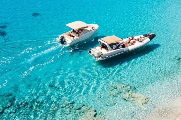 Tour privado en lancha rápida Saranda a la bahía de Krorez