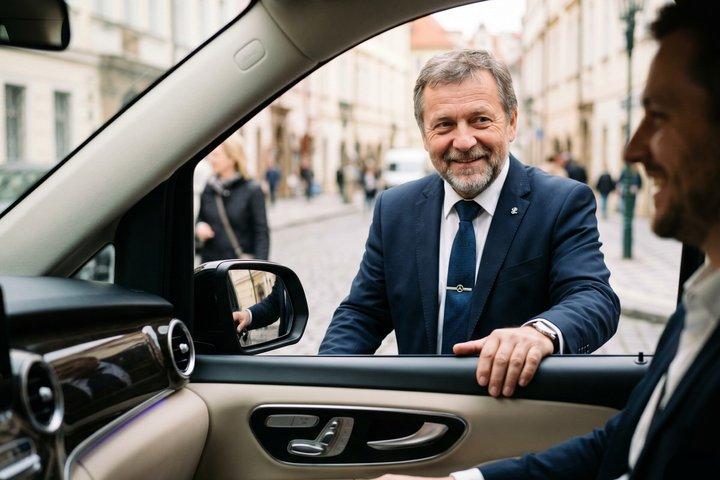 Praag : PRG Airport Privétransfer van/naar het stadscentrum