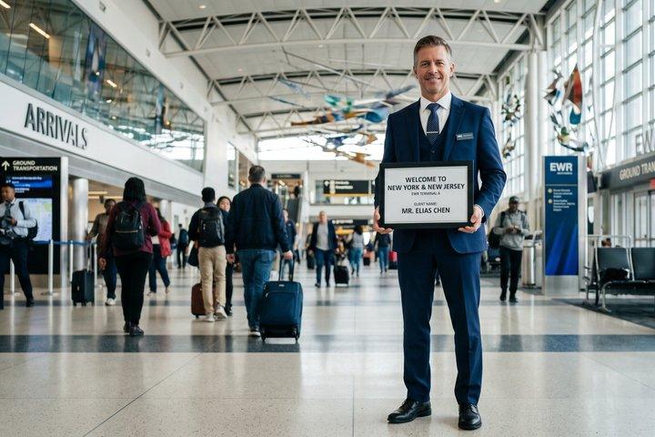 New York: trasferimento privato dall'aeroporto EWR a/da Manhattan|Brooklyn