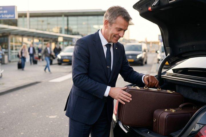 Amsterdam : Transfert privé Aéroport AMS ⇄ Amsterdam/Rotterdam