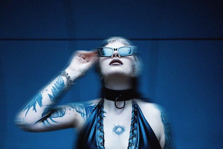 London Cyberpunk Photoshoot at the Banksy Tunnel and Chinatown