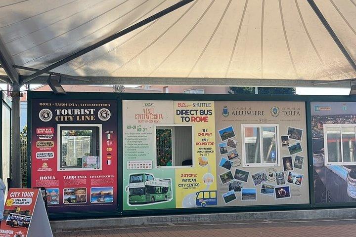 Shuttle da Civitavecchia Porto a Aeroporto Fiumicino e viceversa