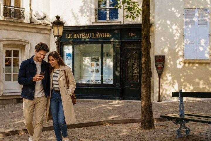 Parijs Montmartre speurtocht & zelfgeleide stadswandeling