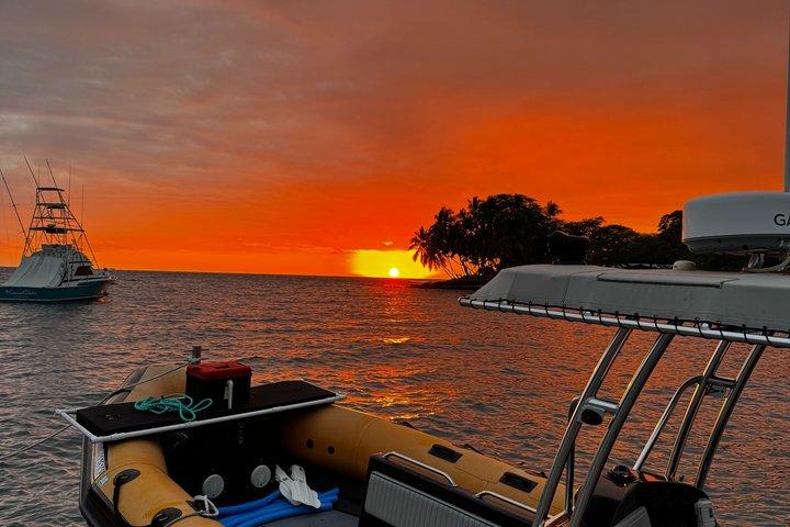 Kona Manta Night Snorkel: nadar com Mantas, grupo pequeno (6 max)