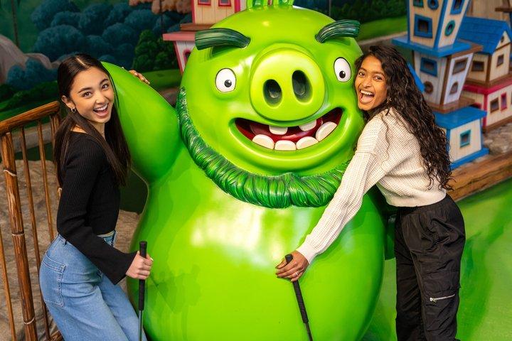 Bilhete de minigolfe interno American Dream Angry Birds