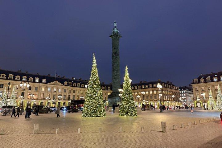 Parigi Tuk Tuk/Golf carrello Tour privato delle luci di Natale