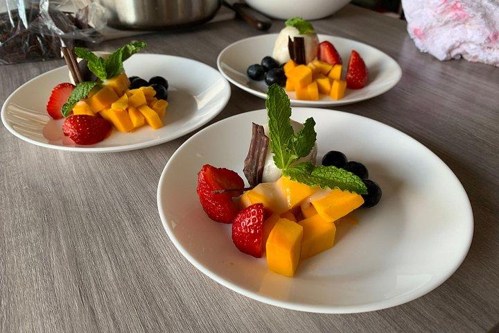 Experiencia en clase de cocina tailandesa con 4 platos comidas