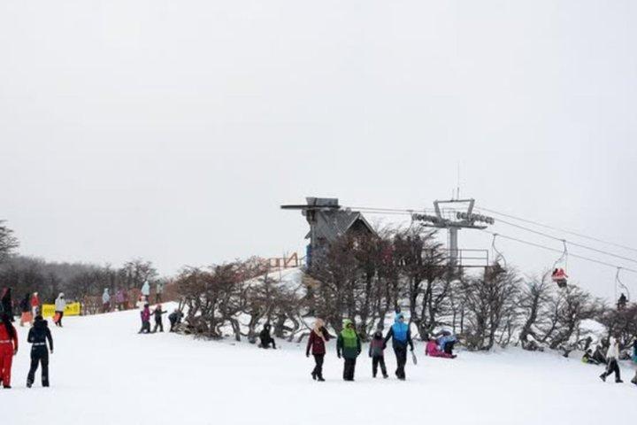 バリローチェ セロ・ペリト・モレノの雪の日