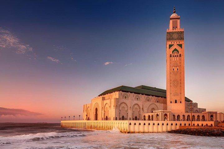 Casablanca Tour von Marrakesch : Hassan II Moschee und Stadtrundfahrt