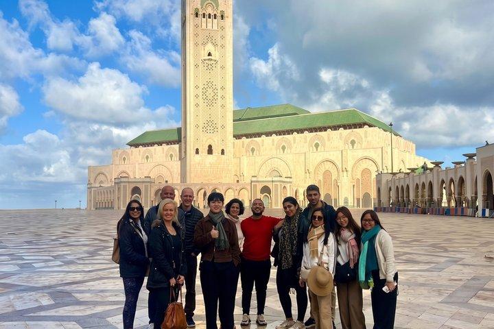 Casablanca Tour von Marrakesch : Hassan II Moschee und Stadtrundfahrt