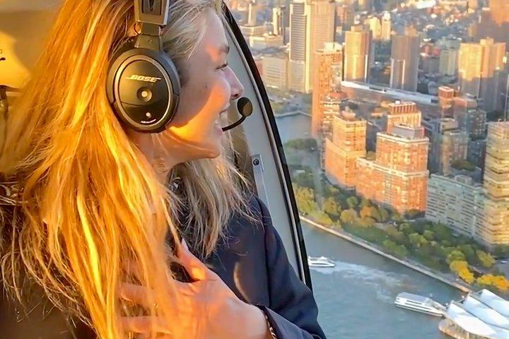 NJ発ナイトヘリコプターツアーNYCスカイライン20~25分
