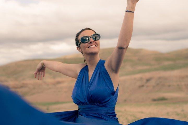 Marrakech Flying Dress Photosession Agafay Desert or Air Balloon