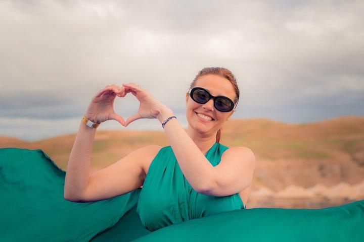 Marrakech Flying Dress Photosession Agafay Desert or Air Balloon