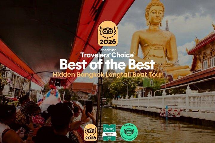 Excursión en barco escondido por Bangkok Longtail al Gran Buda y la Vida Canal
