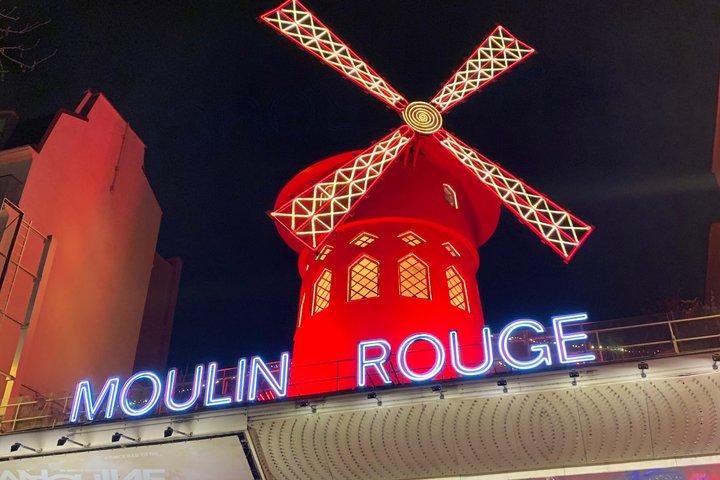 Dîner croisière Paris Seine et Moulin Rouge avec chauffeur privé