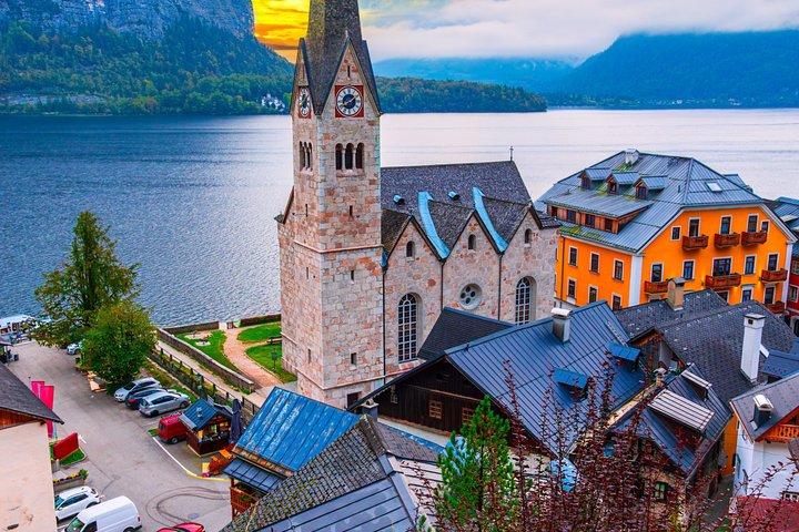 De Vienne à Hallstatt et Salzbourg Excursion d'une journée avec prise en charge à l'hôtel