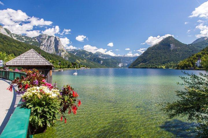 De Vienne à Hallstatt et Salzbourg Excursion d'une journée avec prise en charge à l'hôtel