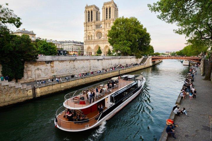Tour Eiffel avec sommet en option et croisière sur la Seine