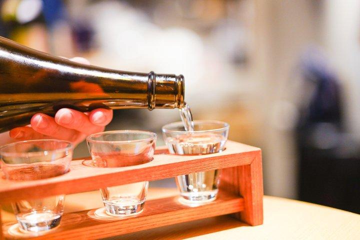 Kyoto Premium Night Foodie Tour i Gion (9 + retter + Sake smagninger)