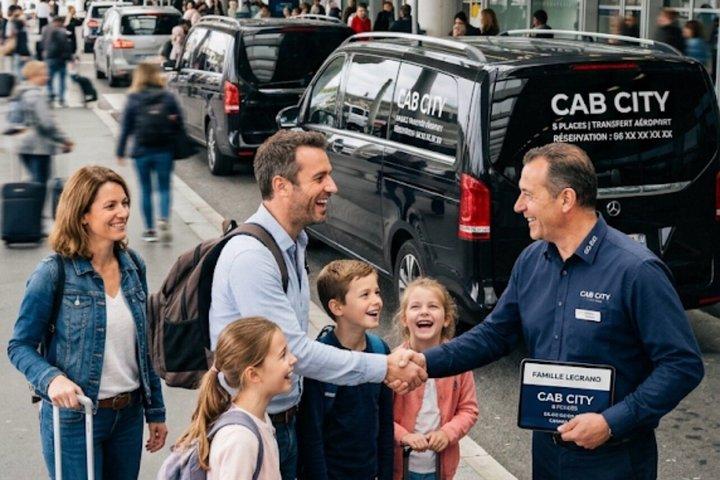 Cabcity privat flygplatstransfer: Orly till Paris